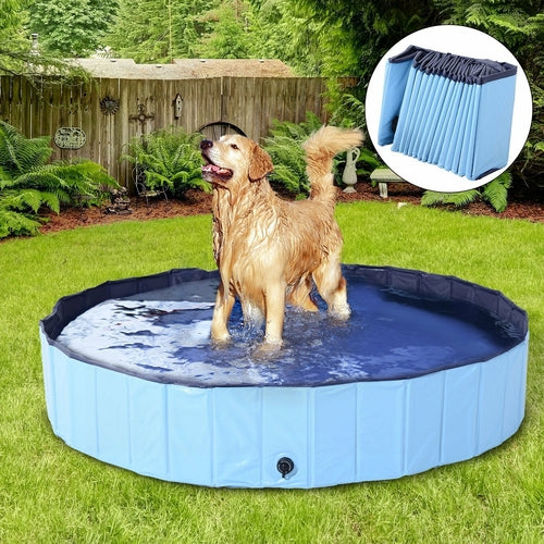 PawHut Large Folding Dog Pool , bath tub