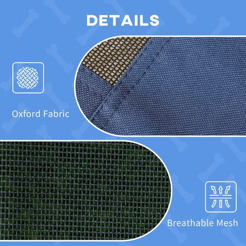Elevated Portable pet Cooling Bed with UV Protection