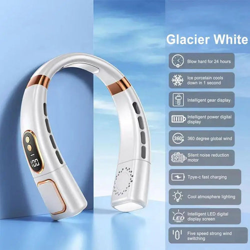 ❄️ Portable Neck Fan Stay Cool Anywhere
