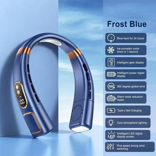 ❄️ Portable Neck Fan Stay Cool Anywhere