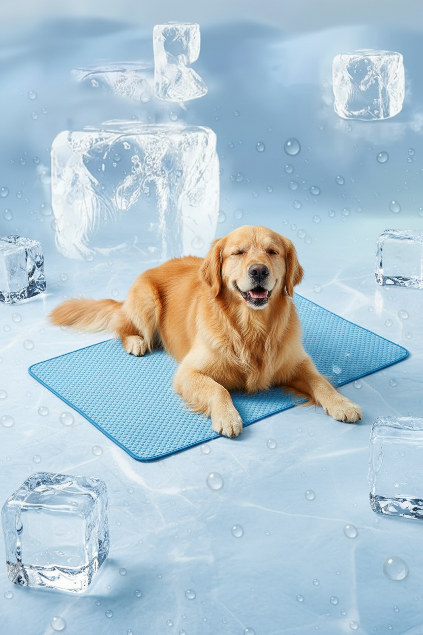 Pet Cooling Mat Ice Silk Breathable Pad