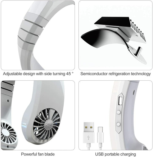 Personal Neck Fans Hands Free Neckband Fan
