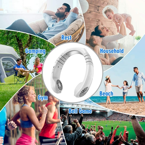 Personal Neck Fans Hands Free Neckband Fan